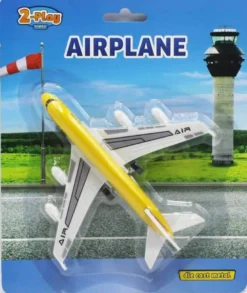 1 st. Leksaksflygplan Pull-Back Kids Globe