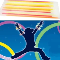 50 st. Lysande armband och stavar Glow Sticks 20 cm