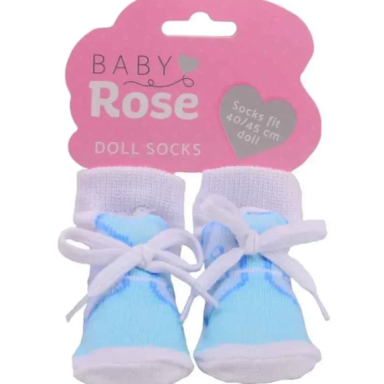1 st. par sockar till dockor 35-45 cm Baby Rose