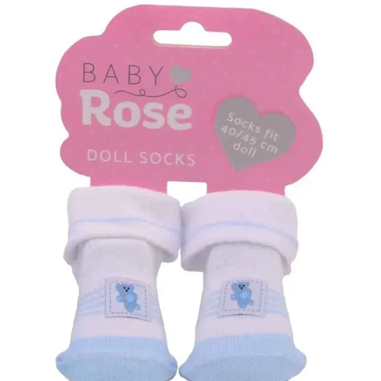 1 st. par sockar till dockor 35-45 cm Baby Rose
