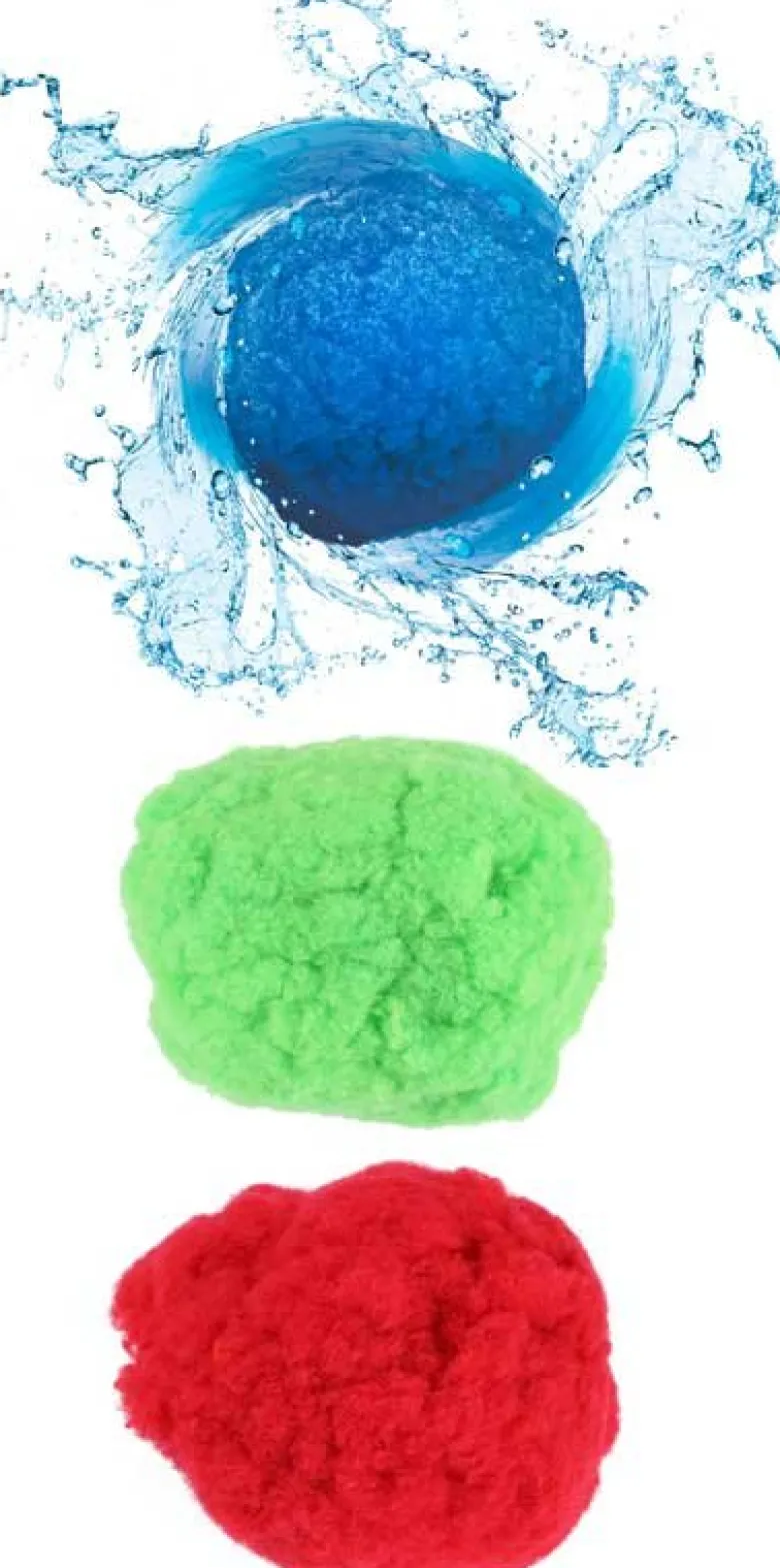 3 st. Stora Splash vattenbollar 15 cm