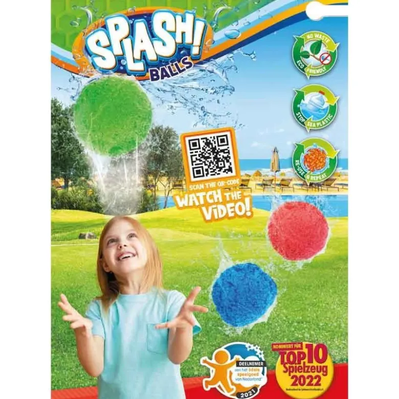 3 st. Stora Splash vattenbollar 15 cm
