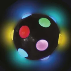 Studsboll Disco med ljus 5,5 cm