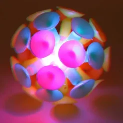 Suction ball ljus boll med sugkoppar 6 cm
