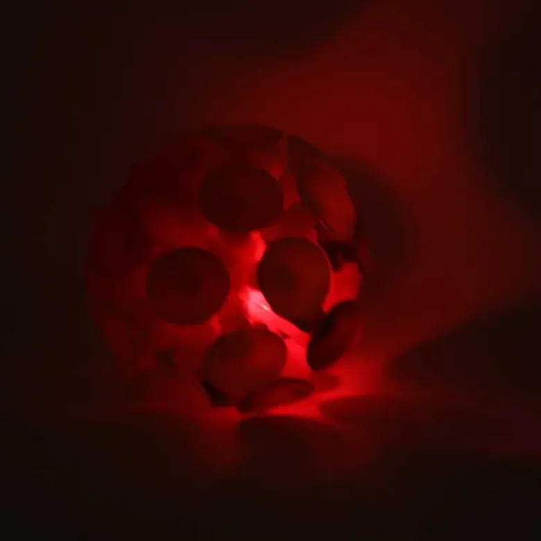 Suction ball ljus boll med sugkoppar 6 cm