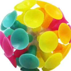 Suction ball ljus boll med sugkoppar 6 cm