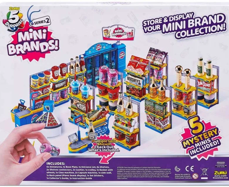 5 Surprise Mini Brands Mini Mart Mataffär