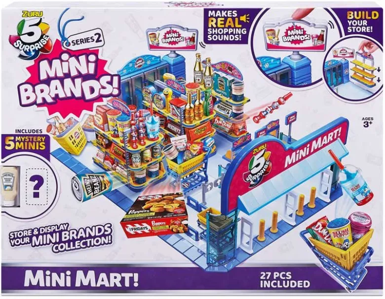 5 Surprise Mini Brands Mini Mart Mataffär