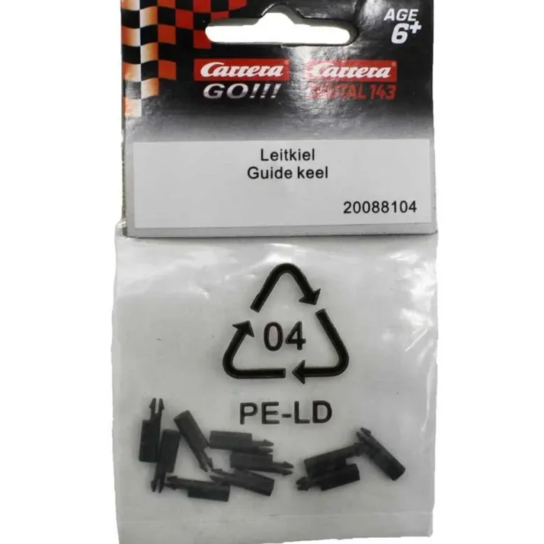 Svarta Carrera Go DIGITAL 143 Bilbana Guide Pins 10 st