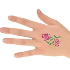 Tatueringspennor 5 st. med mall leksak barn