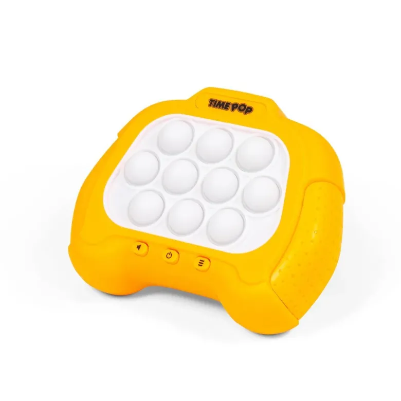 TIME POP LIGHT UP PUSH POPPER GAME ORANGE