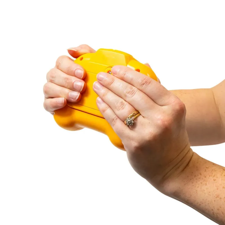 TIME POP LIGHT UP PUSH POPPER GAME ORANGE