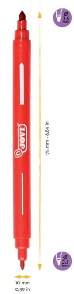 Tuschpennor Fiberpennor Dubbelsida Jovi