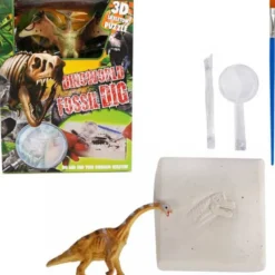 Utgrävningskit Dinosauriefossil och Dinosauriefigur 11 cm