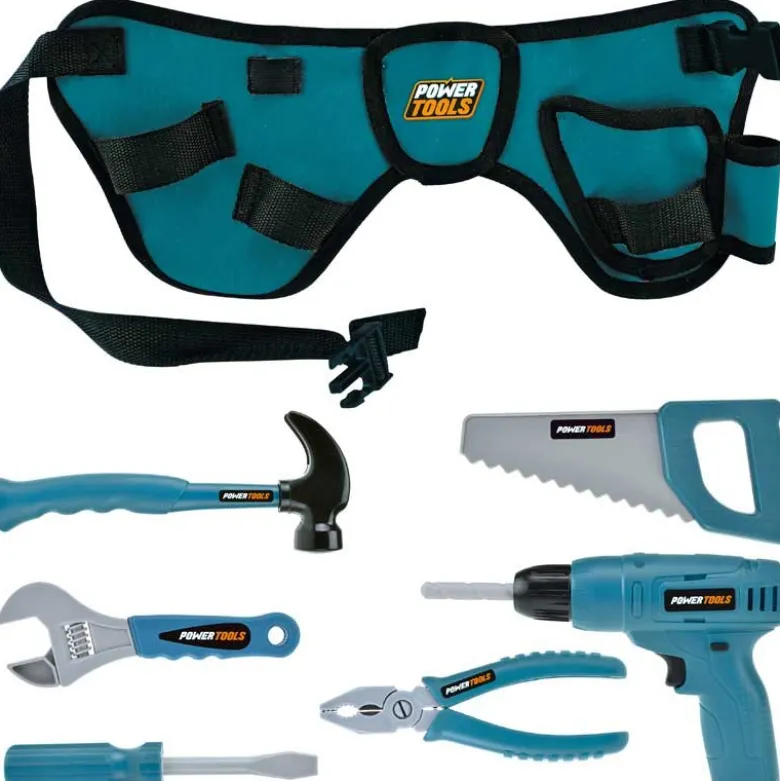 Verktygsbälte till barn och leksaksverktyg Power Tools