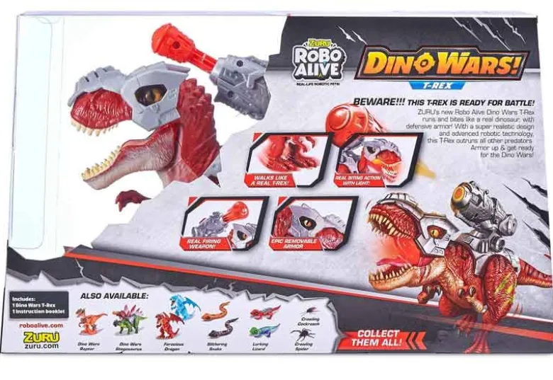 Zuru Robo Alive Dinosaurie T-Rex Dino Wars